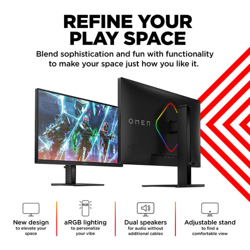 OMEN by HP 27 inch QHD 240Hz Gaming Monitor - OMEN 27qs OMEN by HP 27 inch QHD 240Hz Gaming Monitor - OMEN 27qs